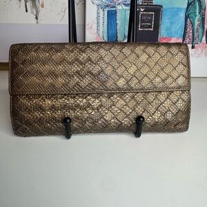Bottega Veneta Bronze Wallet